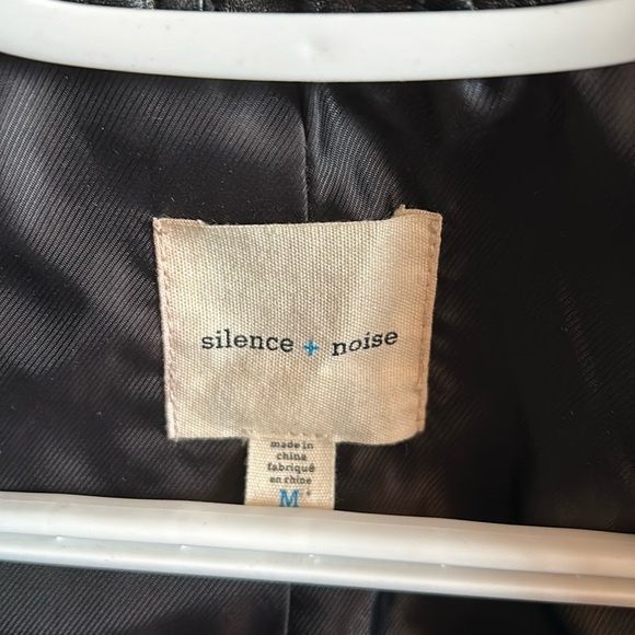 Vegan Silence + Noise Leather Jacket Medium - Picture 4 of 4